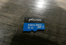 Cartão de memória micro SD classe 10 512GB micron MTSD512ANC8MS-1WT microSDXC comprar usado  Enviando para Brazil