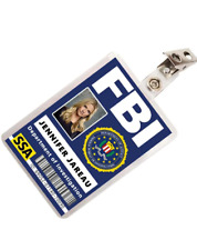 Criminal Minds Jennifer Jareau emblema de identificação do FBI fantasia cosplay etiqueta nome Halloween comprar usado  Enviando para Brazil