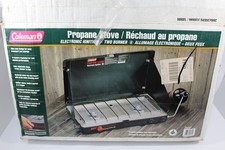 Fogão de acampamento Coleman propano 2 queimadores acampamento caminhada ao ar livre ignição eletrônica comprar usado  Enviando para Brazil