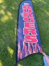 Burgers feather flag for sale  ROMSEY
