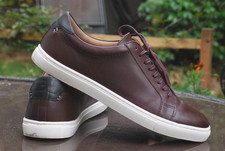 Brown leather trainers for sale  LEICESTER