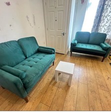 Payton velvet seater for sale  RUGBY