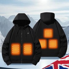 Moletom com capuz casual aquecimento inverno manga longa streetwear inverno quente roupas aquecidas comprar usado  Enviando para Brazil