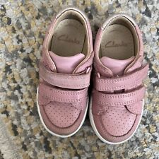 Girls pink clarks for sale  PETERLEE