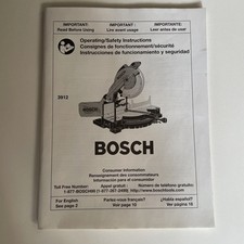 Bosch 3912 miter for sale  Clinton