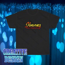 Camiseta nova em folha Ibanez Guitars Company logotipo vermelho engraçada tamanho P a 5XL comprar usado  Enviando para Brazil