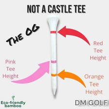 Castle tee 50x for sale  BUNTINGFORD