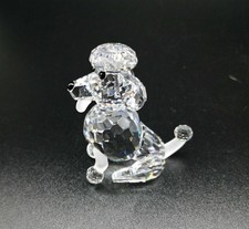 Barboncino seduto swarovski usato  Spedire a Italy