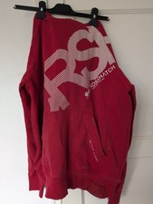 Red crosshatch hoodie for sale  WHITLEY BAY