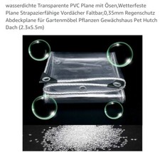 Wasserdichte plane ösen gebraucht kaufen  Datteln