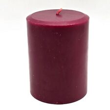 Velas Northern Lights 3x4 sem perfume vela pilar Bordeaux 80 horas tempo de queima, usado comprar usado  Enviando para Brazil