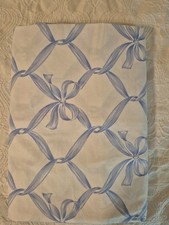 Edredom Schweitzer linho Provence arcos azul 86" X 71" algodão percal comprar usado  Enviando para Brazil
