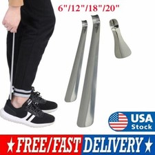 Usado, Chifre de sapato de aço inoxidável profissional 6"~20" cabo longo prata comprar usado  Enviando para Brazil
