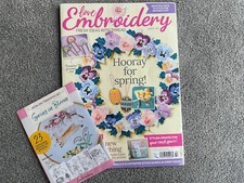 Love embroidery magazine for sale  RUARDEAN