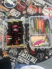 Mack’s Shasta Tackle Sling Blade Wiggle Hooch's, Weeding Rings, Paulina Peak, usado comprar usado  Enviando para Brazil