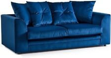 Plush velvet sofa for sale  TAMWORTH