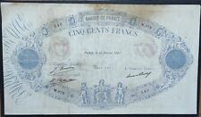 Billet 500 francs d'occasion  Ogeu-les-Bains