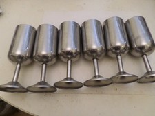 Stainless steel goblets for sale  WESTCLIFF-ON-SEA
