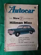Autocar feb 1953 for sale  UK