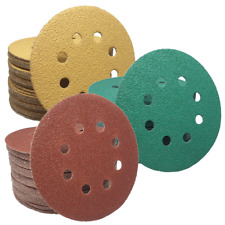 Schleifscheiben 125mm Klett 8 Loch Exzenter Schleifpapier Schleifblatt P40-P2000 comprar usado  Enviando para Brazil
