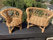 Vintage wicker dolls for sale  UK