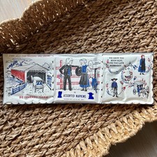 NOS VINTAGE 75 guardanapos assrt Pensilvânia holandês Amish ponte alemã casal ditos comprar usado  Enviando para Brazil