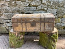 Antique vintage trunk for sale  LUDLOW