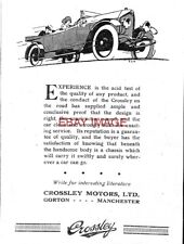 1920 advert crossley for sale  SIDCUP