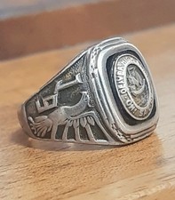 Anello argento college usato  Aprilia
