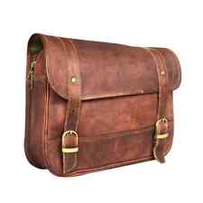 Bagagem de couro vintage universal motocicleta bicicleta armazenamento bolsa selim alforjes, usado comprar usado  Enviando para Brazil