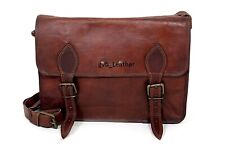 18 " Herren Handmade Echtleder Aktentasche Messenger Tasche Notebook Tasche 2019 comprar usado  Enviando para Brazil