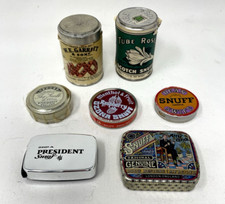 Lot snuff tins for sale  Vacaville