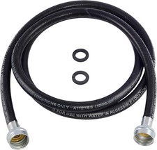 Usado, Mangueira de borracha para máquina de lavar roupa Eastman 3/4x 3/4" conexão FHT 6 pés borracha preta comprar usado Usado, Mangueira de borracha para máquina de lavar roupa Eastman 3/4x 3/4" conexão FHT 6 pés borracha preta comprar usado  Enviando para Brazil