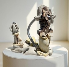 Abstract clay sculpture for sale  Carmel Valley