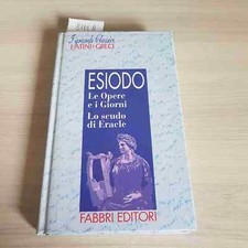 Esiodo opere giorni usato  Italia