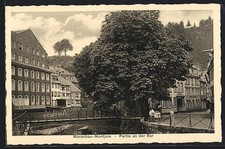 Używany, Monschau, pocztówka, partie an der Rur  na sprzedaż Używany, Monschau, pocztówka, partie an der Rur  na sprzedaż  Wysyłka do Poland