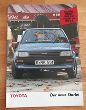 Toyota starlet prospekt gebraucht kaufen  Deutschland