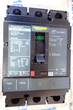 Disjuntor Square D HDL36125 125 Amp 600 VAC 3 polos PowerPact H - TESTADO comprar usado  Enviando para Brazil