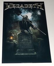 Usado, Pôster promocional grande Megadeth KILLING IS MY BUSINESS 1985 Dave Mustaine 19"x13" comprar usado  Enviando para Brazil