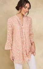 Usado, Blusa Pintuck In Jacquard Rosa UK 8 (FMS7-2) comprar usado  Enviando para Brazil