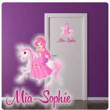 Türaufkleber prinzessin name gebraucht kaufen  Darmstadt