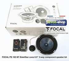 Kit de alto-falante componente bidirecional FOCAL PS 165 SF cone de fibra de ardósia 6,5’’; 80W RMS; 4Ω, usado comprar usado  Enviando para Brazil