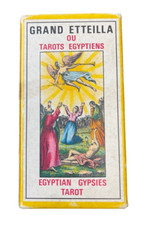 c.1969 Tarot Grand Etteilla Egyptien B.P. 78 cartas completas Grimaud Paris França comprar usado  Enviando para Brazil