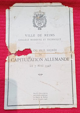 Ww2 capitulation ville d'occasion  Holnon
