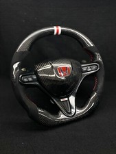 Volante esportivo de fibra de carbono real para Honda Civic (2006 - 2012) FD1 FD2 comprar usado  Enviando para Brazil