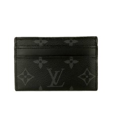 Louis Vuitton Monograma Eclipse Porte Cartes Estojo Cartão Duplo Preto/9BE0162 comprar usado  Enviando para Brazil