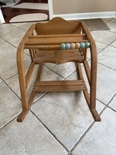 Vintage baby wooden for sale  Moore