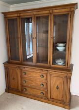 pieces 2 wood hutch solid for sale  Dearborn