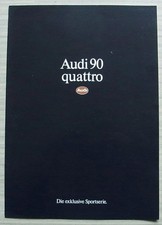 Folheto de vendas de carros Audi 90 Quattro agosto de 1987 #706/1190.50.00 comprar usado Folheto de vendas de carros Audi 90 Quattro agosto de 1987 #706/1190.50.00 comprar usado  Enviando para Brazil