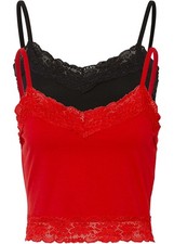 Cropped top spitze gebraucht kaufen  Deutschland